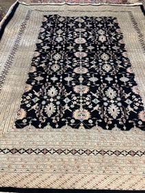 Hand Knotted Bohkara Rug 10.7x8.2 ft