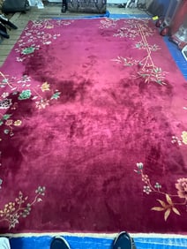 Hand Knotted Chinise Rug 8.8x11.3 ft