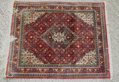 Hand Knotted Persian Sarouk 2x2.8 ft
