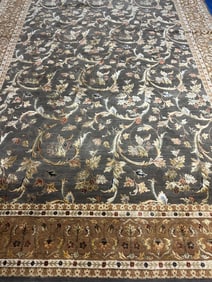 Hand Knotted Oushak 9x12 ftr