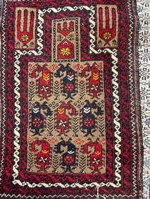 Hand Knotted Balouch -2.4x1.8 ft