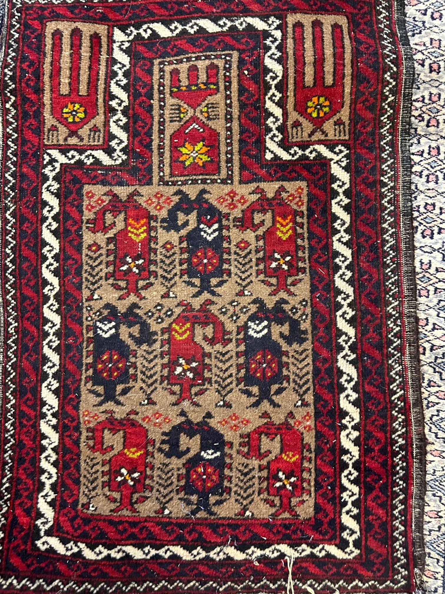 Hand Knotted Balouch -2.4x1.8 ft: Hand Knotted Balouch -2.4x1.8 ft