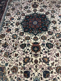 Hand Knotted Agra tabriz 12x8.11