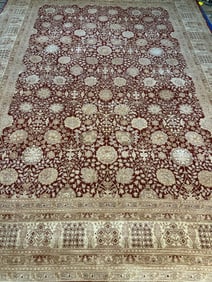 Hand Knotted Wool Tibet Rug 8x10 ft