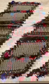 Hand Knotted Persian Saddlebag Rug 3.10x1.7 ft