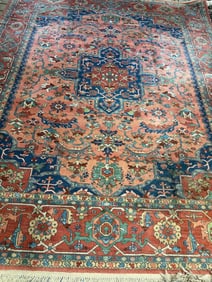 Hand Knotted -karastan heriz Rug 8.8x10.6 ft