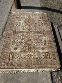 Hand Knotted turkman Rug -7.5x5 ft