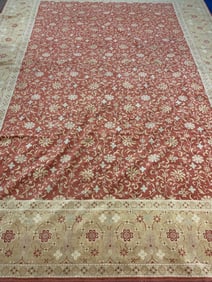 Hand Knotted Oushak Rug 8x10 ft