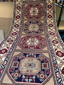 Hand Knotted Shirvan Rug 5.5x8.5 ft