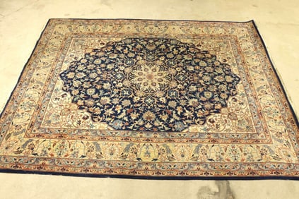 Hand Knotted Persian Tabriz Rug 8.4x6.8 ft.