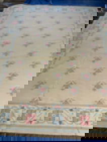 Hand Knotted KIlm Rug 8.7x7.7 ft