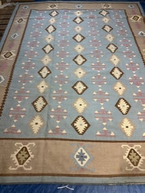 Hand Knotted KIlm Rug 10x8 ft