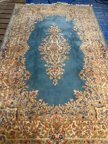 Hand Knotted Persian Kermen Rug 6x9 ft