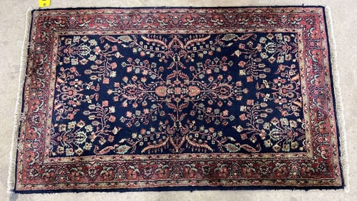 Hand Knotted Persian Sarouk 3x5 ft.