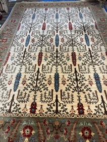 Wool Karsatan rug 9x12 ft