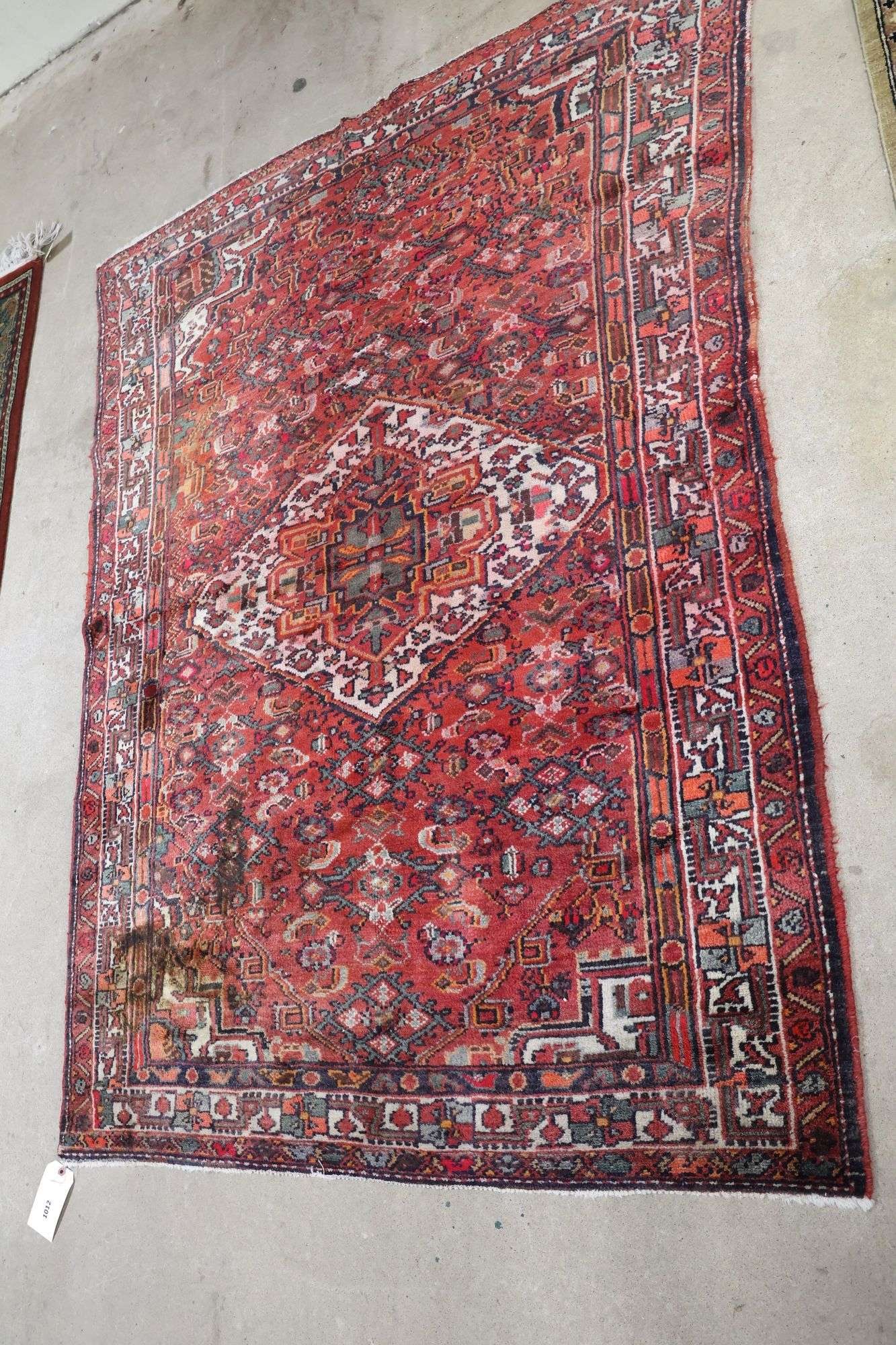 Hand Knotted Persian Lilihan Rug 6x4.3: Hand Knotted Persian Lilihan Rug 6x4.3