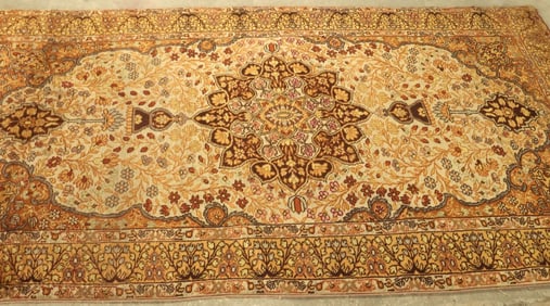 Hand Knotted Oushak Rug  4.8x8.8 ft