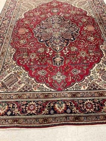 Hand Knotted Persian Tabriz Rug  -8x11 ft