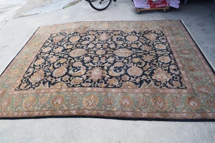 Hand Knotted Agra Rug 8x10 ft