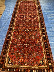 Hand Knotted Persian Malayer Rug .10.3x3.7