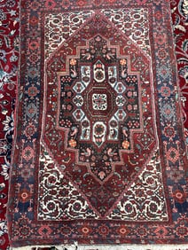 Hand Knotted Persian Bijar 4.3x2.7 ft. .