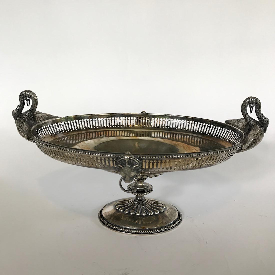 19th Century Silver Plate Compote (1 of 3)