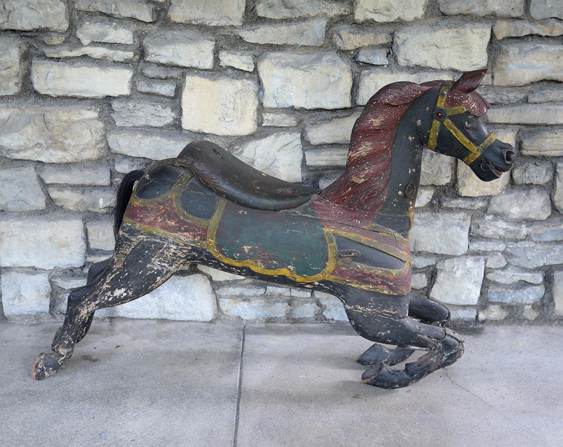 19th C. Hand Carved Carousel Horse (1 of 9)