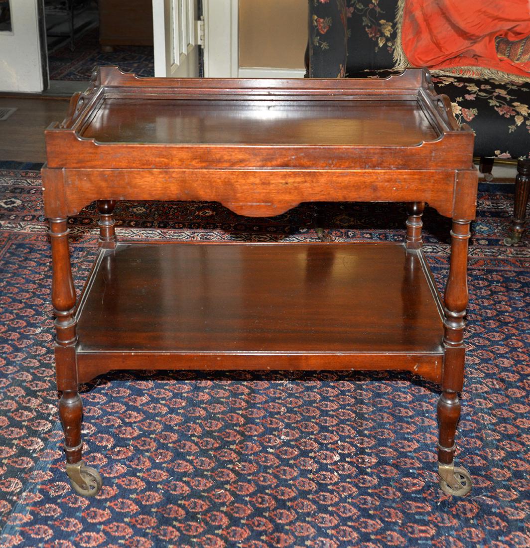 Mahogany Tea Cart or Trolley (1 of 3)