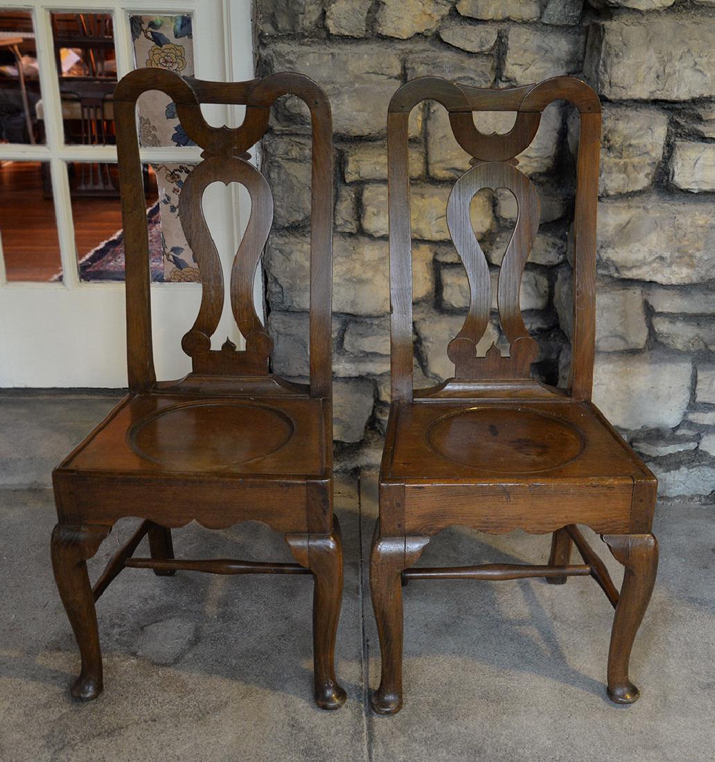 Pair of 19th Century Queen Anne Side Chairs (1 of 4)