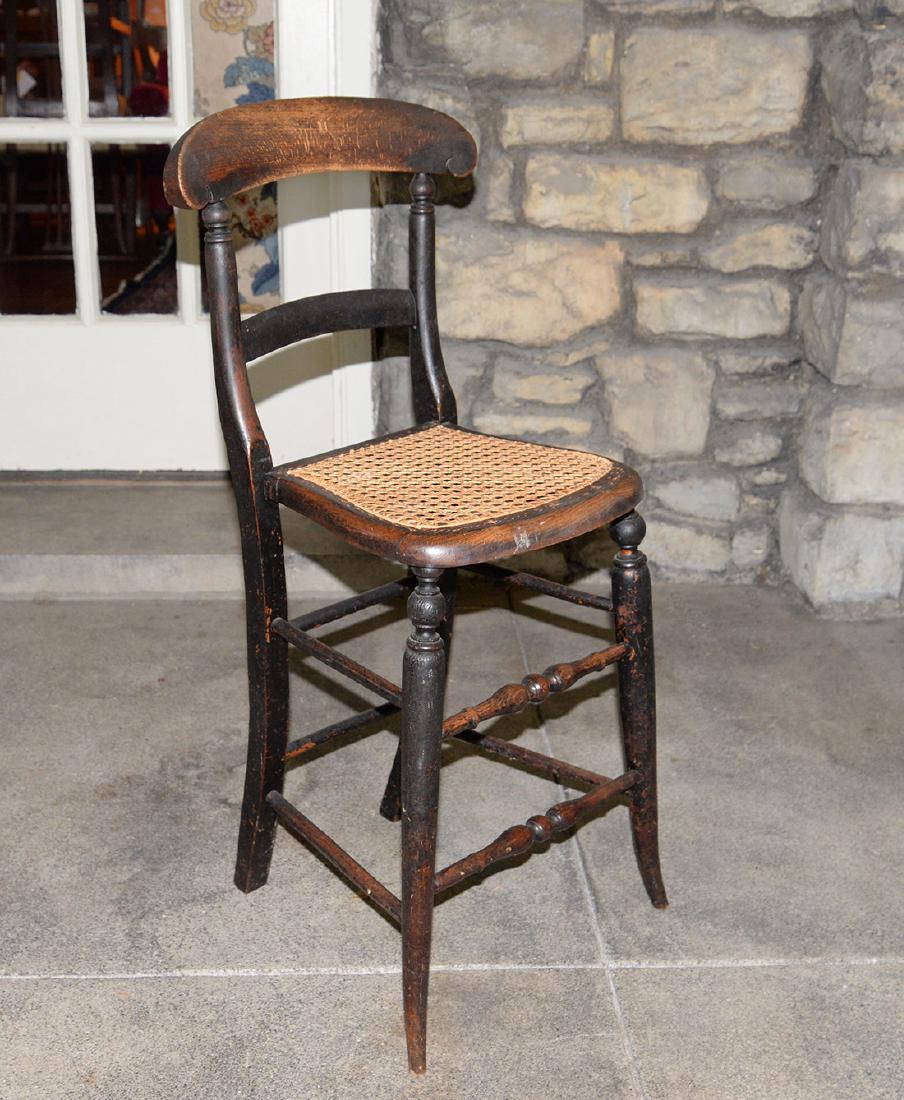 19th C. Child's Chair Cane Seat (1 of 6)