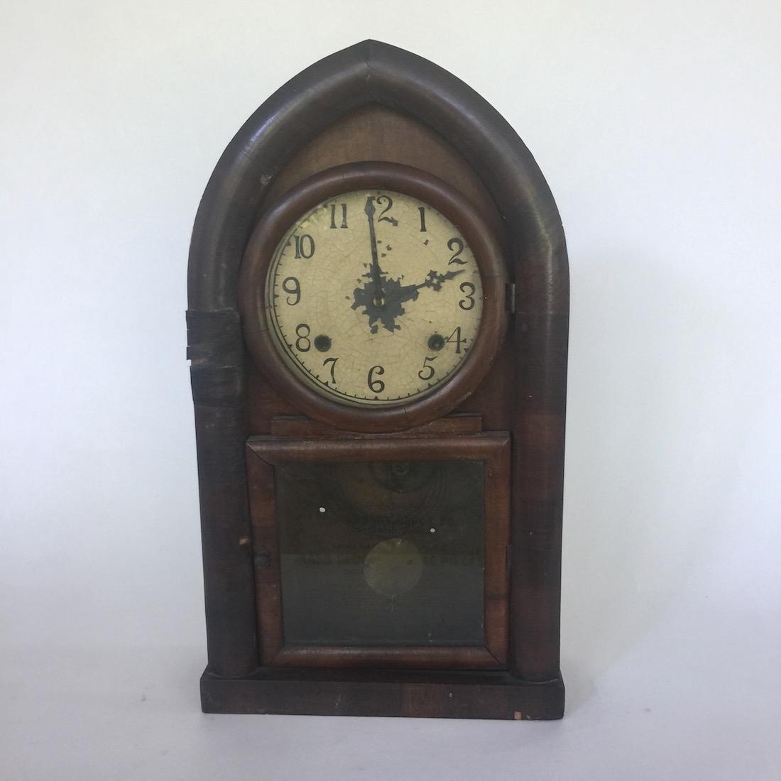 19th C. Waterbury Clock w/ Steeple Dome (1 of 4)