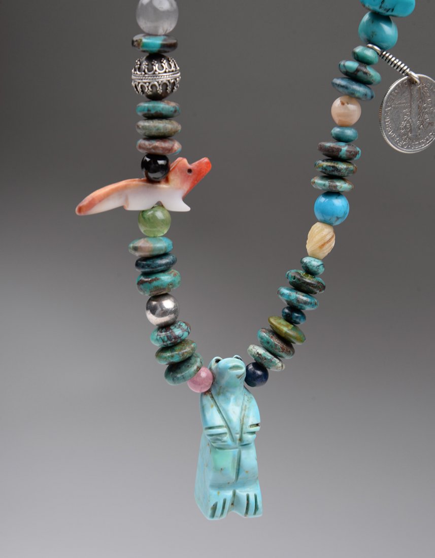 Vintage Zuni Fetish Necklace (1 of 7)