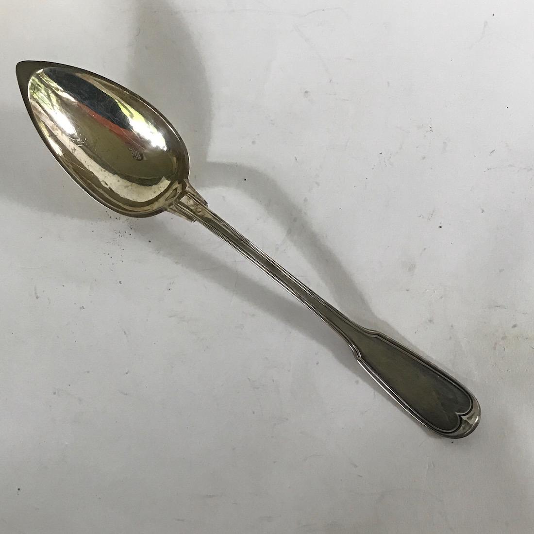 Large Silver-plate Serving Spoon (1 of 3)