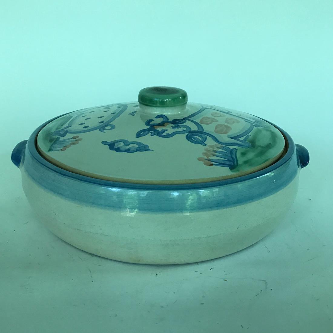 Signed Mary Hadley Casserole & Lid (1 of 4)