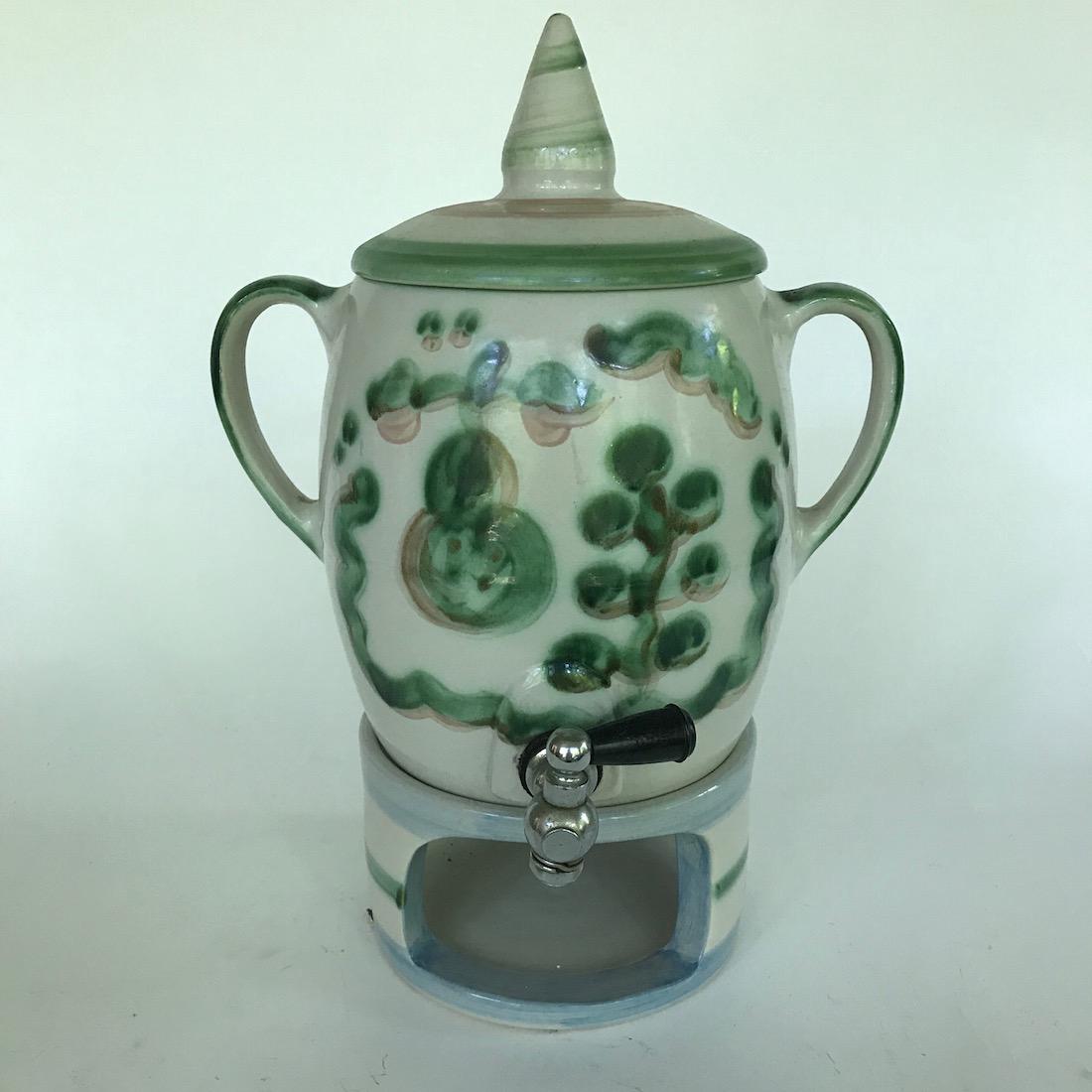 Signed Mary Hadley Tea/Coffee Urn (1 of 4)