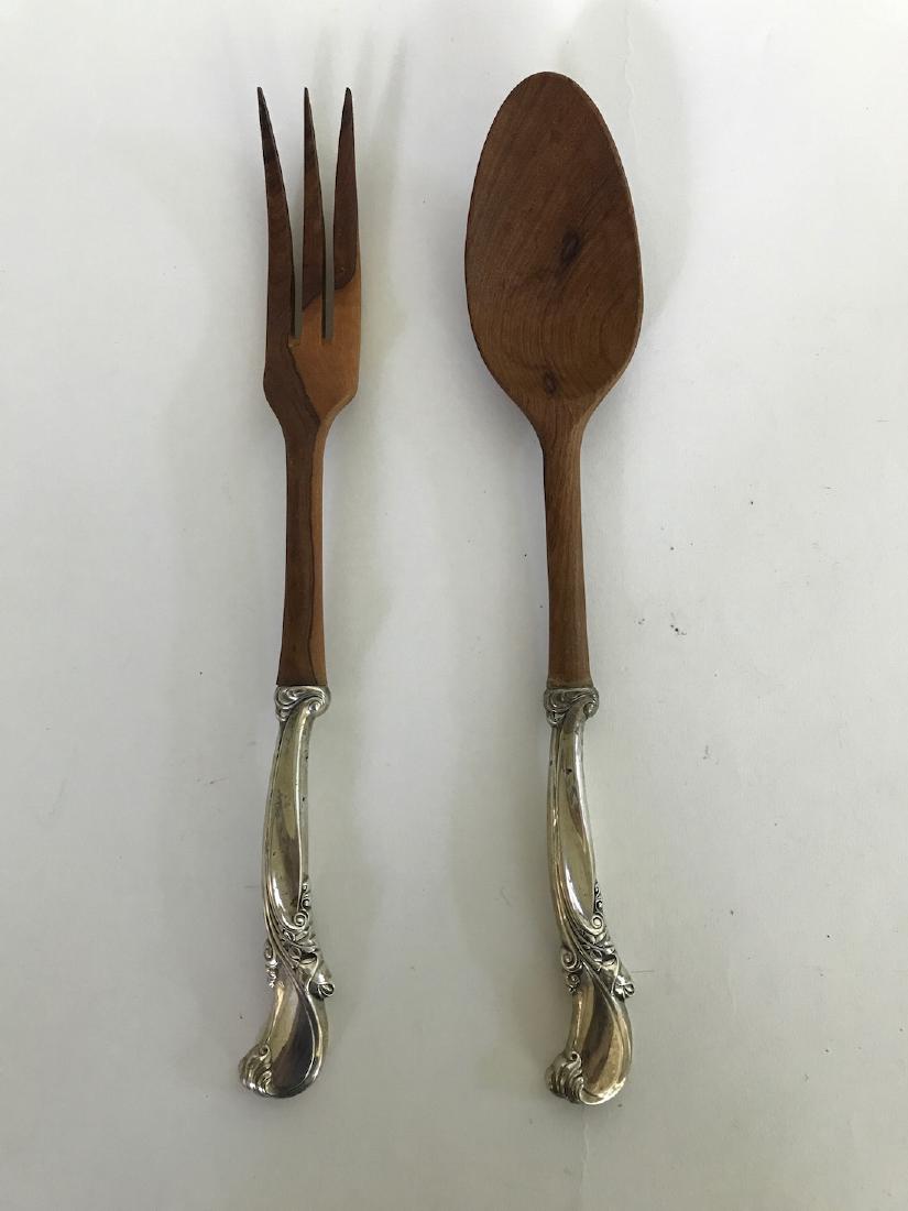 Sterling Handled Salad Set (1 of 2)
