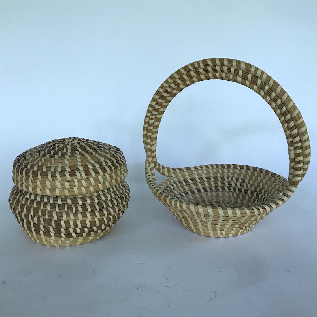 Two Gullah Woven Baskets (1 of 2)