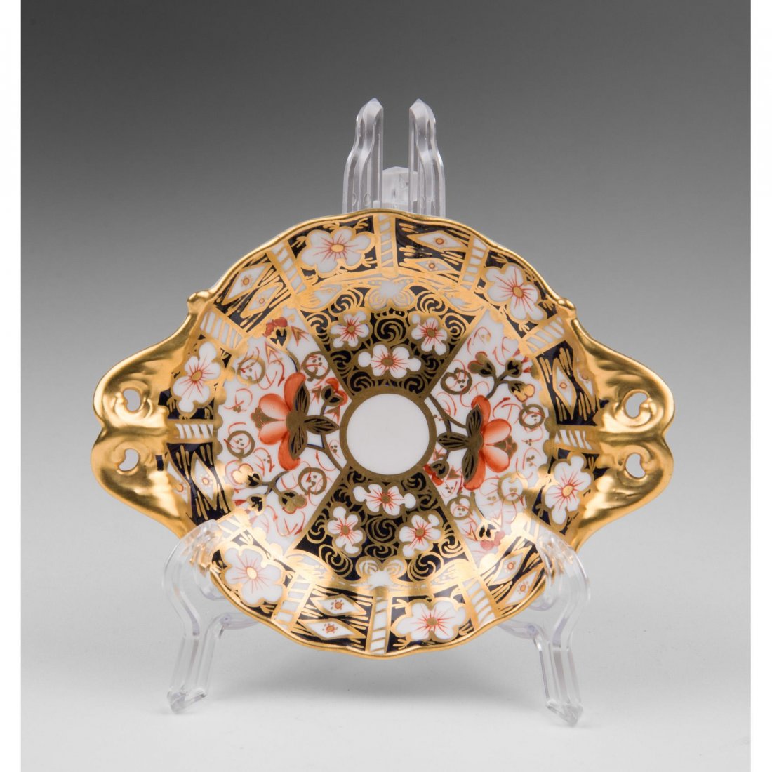Royal Crown Derby Traditional Imari Bon Bon Dish (1 of 3)