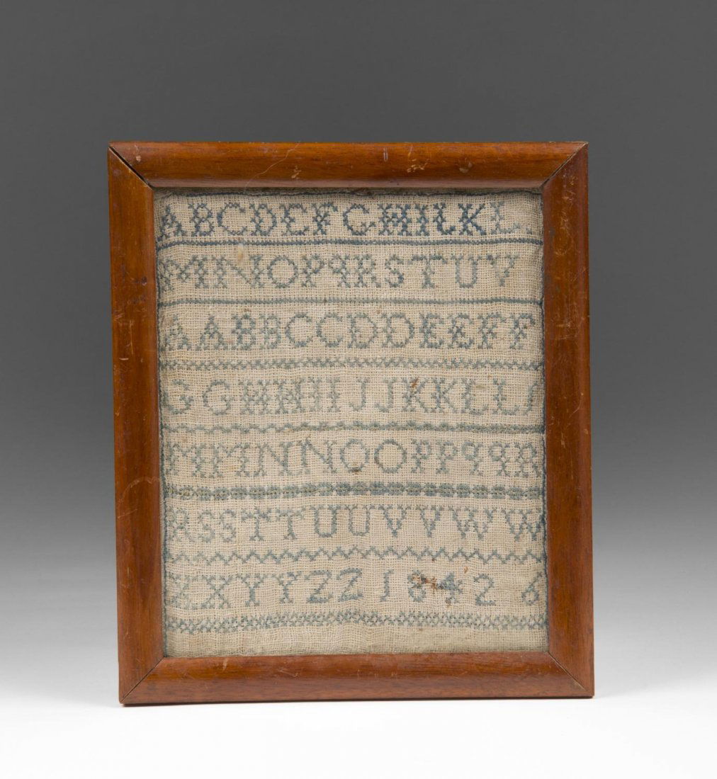 19th C. School Girl Sampler (1 of 4)