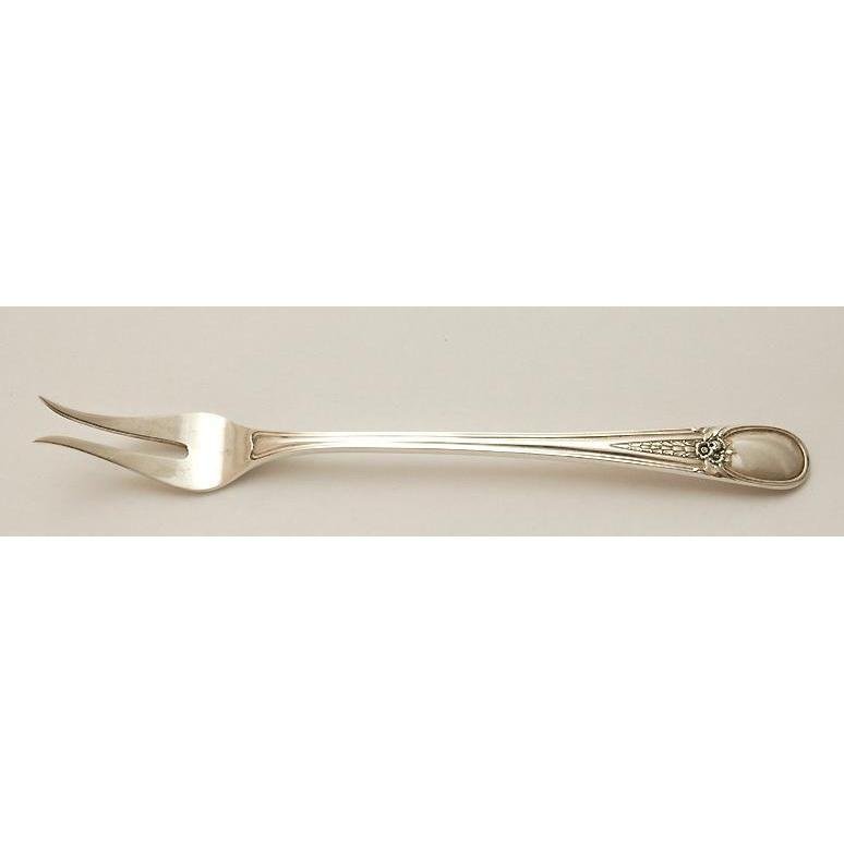 A. J. Stark Sterling Silver Olive Fork: An elegant sterling silver olive fork in a vintage pattern by A. J. Stark & Co.Size 5 5/8" L.