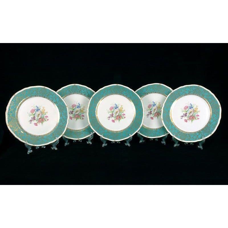 5 Royal Bayreuth Dinner Plates (1 of 2)