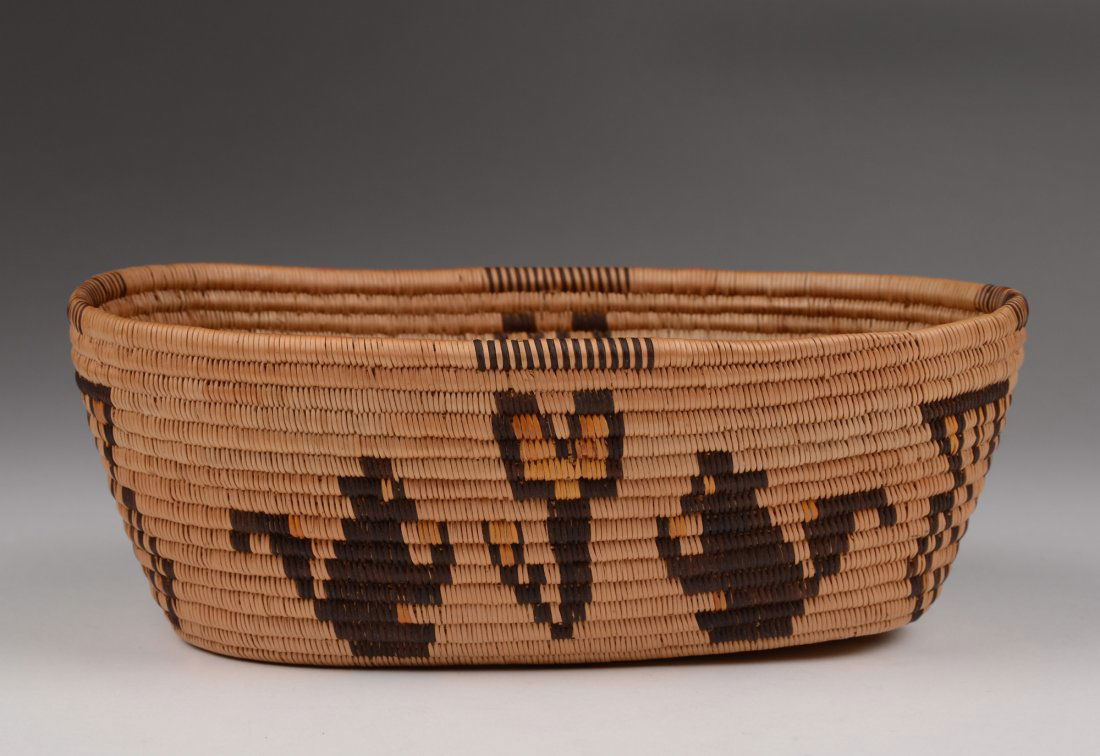 Pauite Native American Oval Basket (1 of 8)