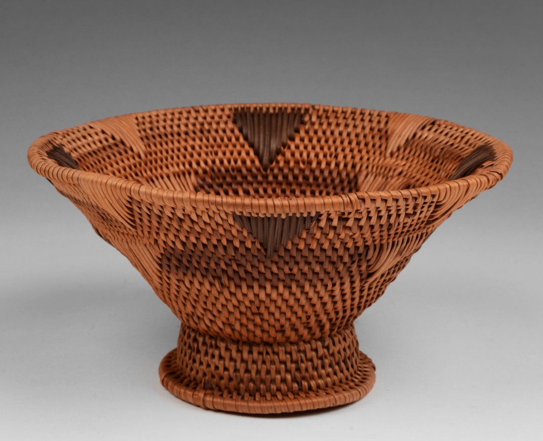 Arizona Papago Native American Cone Shaped Basket (1 of 7)