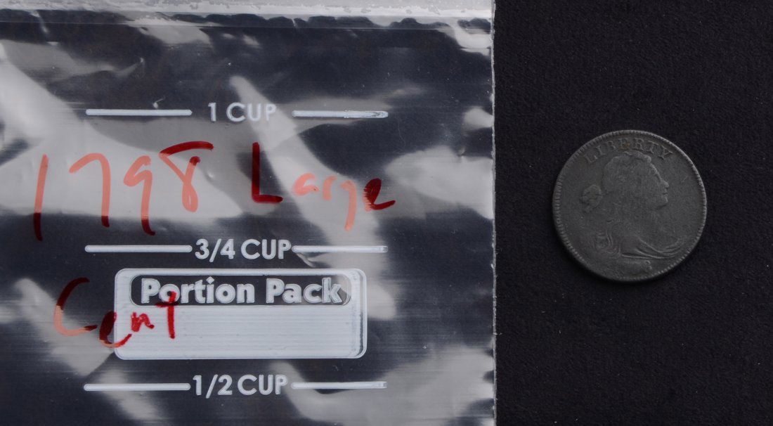 1798 Draped Bust Large Cent, Hairstyle 1 (1 of 5)