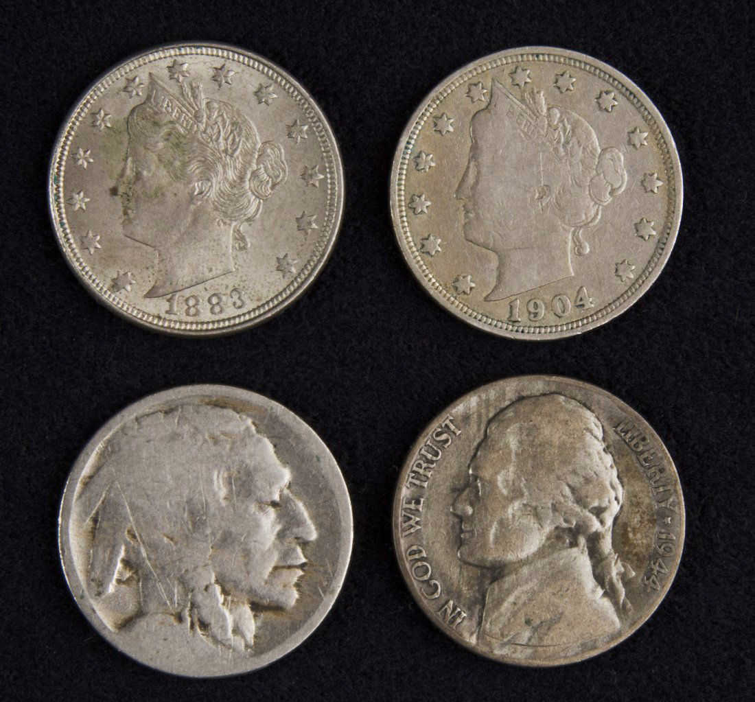 Group of 4 Nickels, Various Dates (1 of 2)