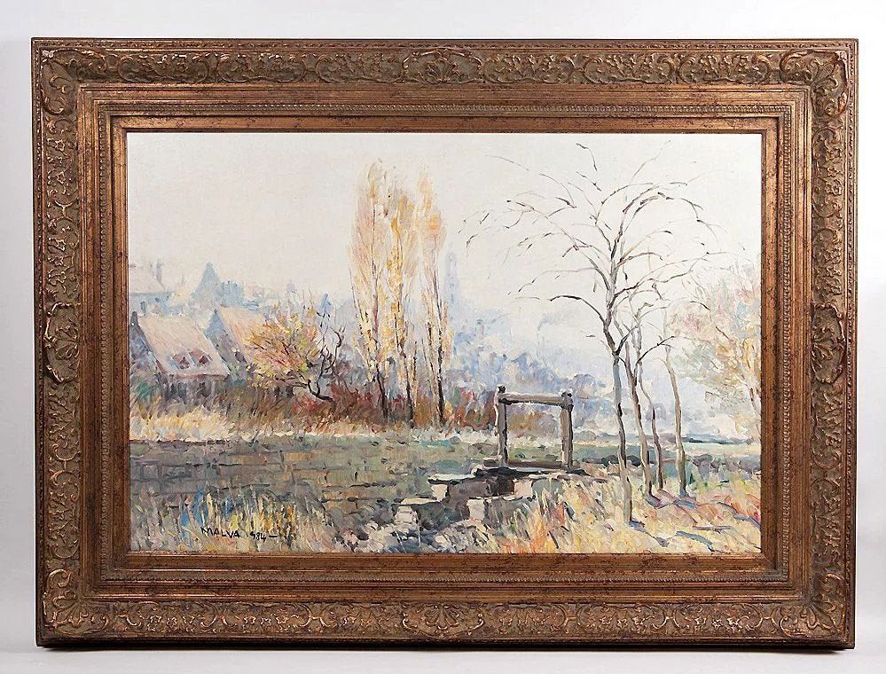 Oil On Canvas By Omar Hamdi Malva (1 of 5)