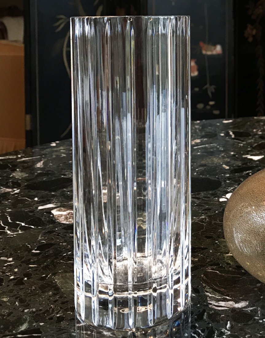 Slender Baccarat Glass Vase (1 of 3)