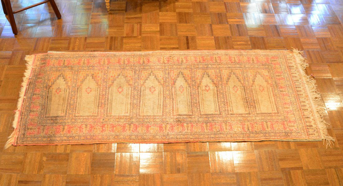 Persian Hand Made Silk Prayer Rug (1 of 4)