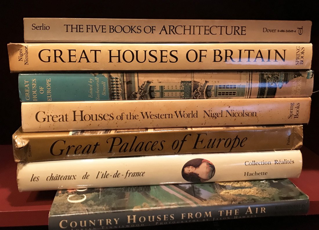 Collection of 7 Books on Houses of Europe (1 of 1)