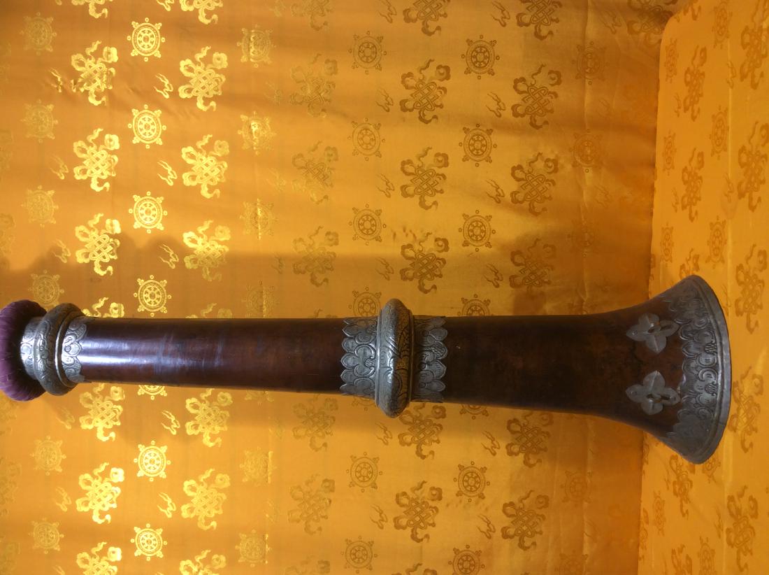 Vintage Tibetan Buddhist Horn (1 of 3)
